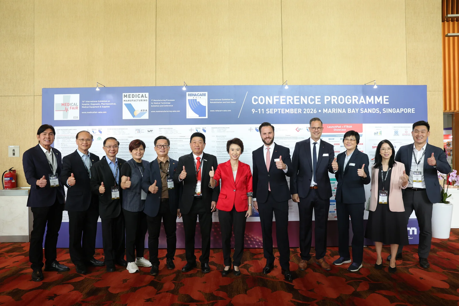 The official delegation